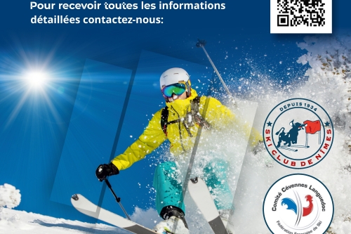 Licence carte neige et adhésion au Ski-Club de Nîmes