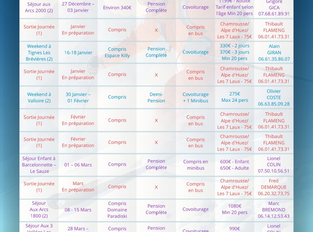 Programme Saison 2025-2026