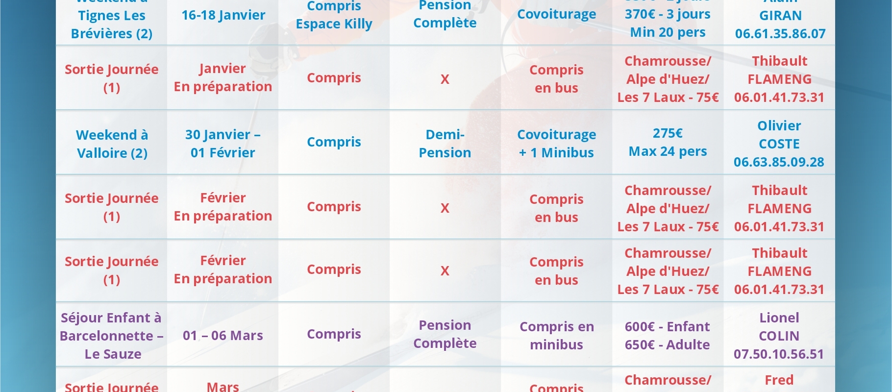 Programme Saison 2025-2026