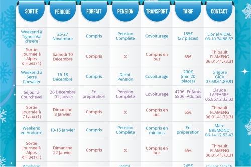 Programme Saison 2022-2023