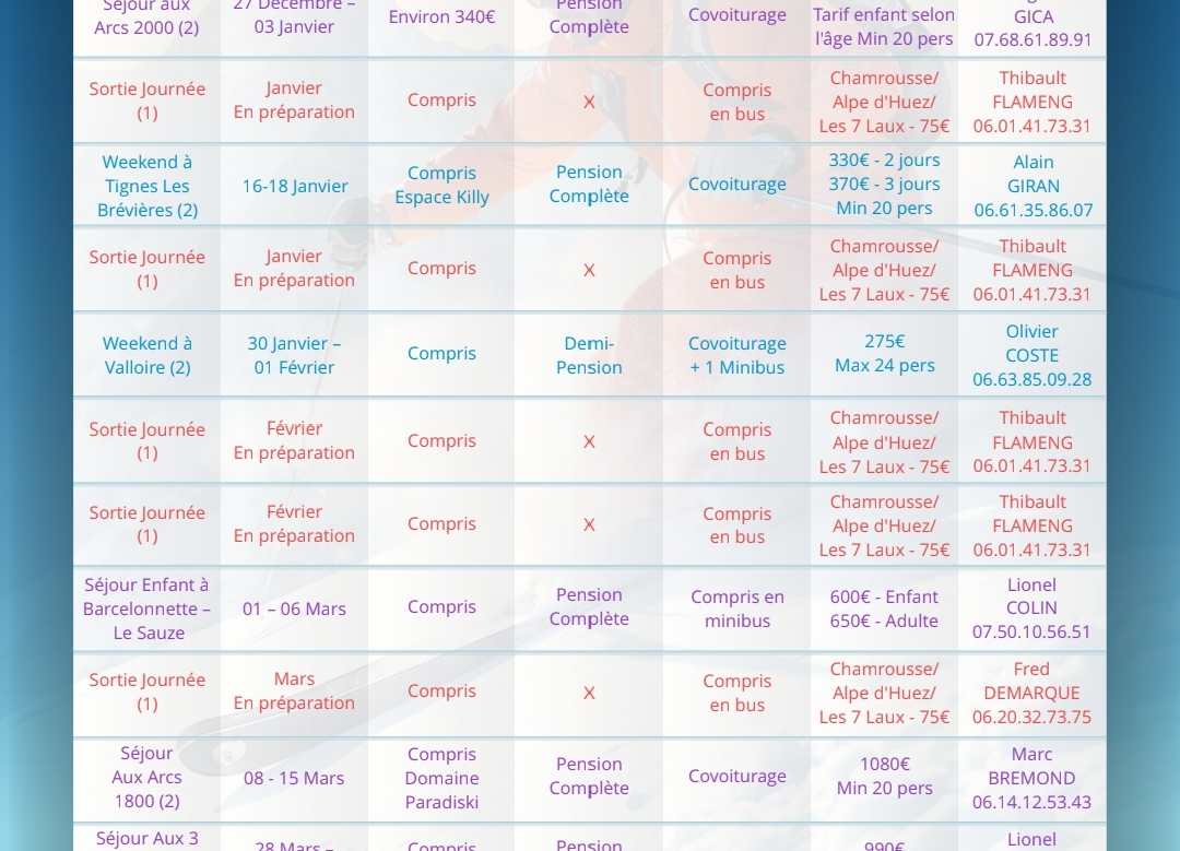 Programme Saison 2025-2026
